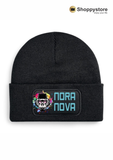 Beanie mit Patch Nora Nova