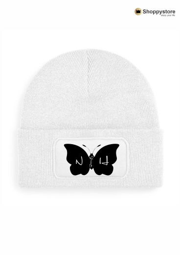 Beanie mit Patch Butterfly