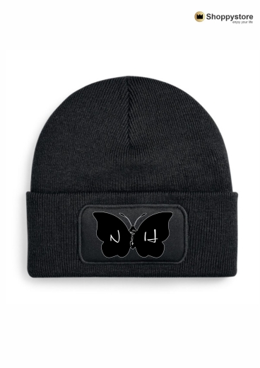 Beanie mit Patch Butterfly