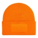 10 X - Beanie mit Patch und eigenem Druck