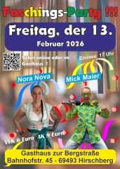 Faschings Party 13.02.2026